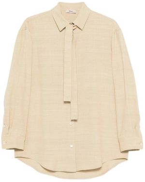 Herno Long-Sleeved Shirt - Natural