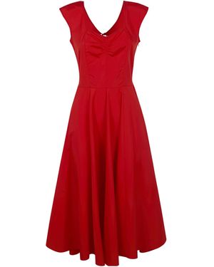 Aspesi Open Back Dress - Red
