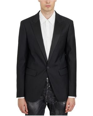DSquared² Single-Breasted Blazer - Black