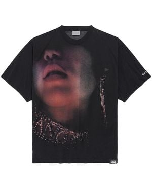 Balenciaga Look Away Large Fit T-Shirt - Black