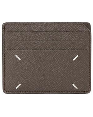 Maison Margiela Four-Stitch Card Holder - Brown