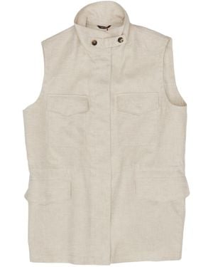 Loro Piana Sleeveless Gilet - White