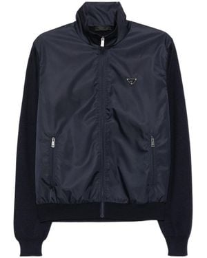 Prada Jacket With Appliqué - Blue