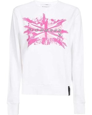 John Richmond Logo Print Sweatshirt - Pink