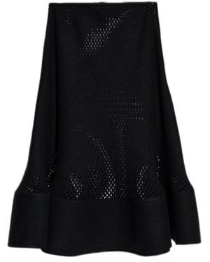 Alaïa Flared Skirt - Black