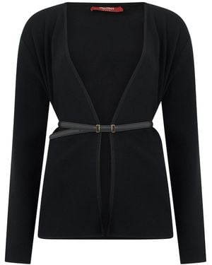Max Mara Long-Sleeve Knit Top - Black