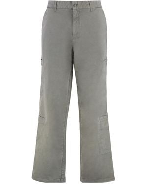 Represent Season Wide-Leg Cargo Trousers - Grey