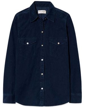 Nili Lotan Corduroy Shirt - Blue