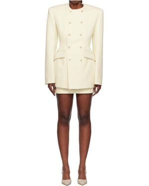 Wardrobe NYC Double-Breasted Blazer - White
