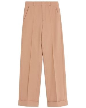 Valentino Turn-Up Hem Tailored Trousers - White