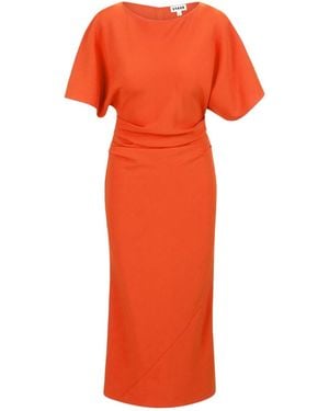 STAUD Amelie Dress - Orange