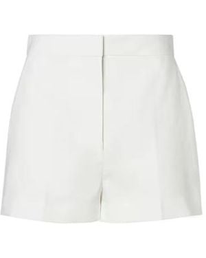 Fendi Cotton And Linen Shorts - White