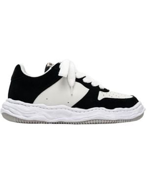 Maison Mihara Yasuhiro 'Wayne' Og Sole Suede Low-Top Sneakers - Black
