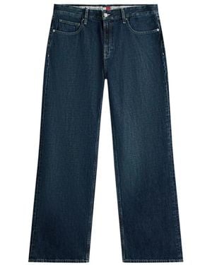 Tommy Hilfiger Tommy Girl Low Rise Relaxed Straight Leg Jeans - Blue