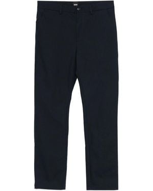 BOSS Boss Stretch Slim-Fit Trousers - Blue
