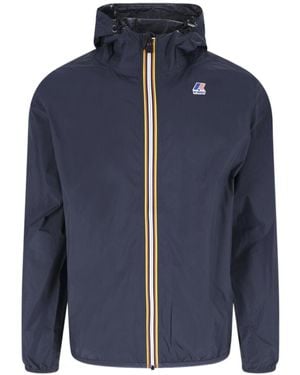 K-Way Packable Windbreaker Jacket - Blue