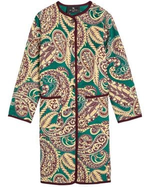 Etro Reversible Jacquard Jacket - Blue