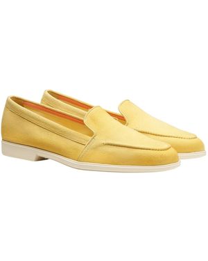Santoni Slip-On Loafers - Yellow
