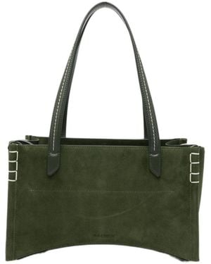 JW Anderson Jw Anderson Elongated Loafer Cabas Bag - Green