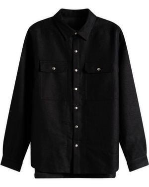 Rick Owens Long-Sleeve Shirt-Style Jacket - Black