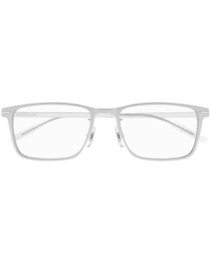 Montblanc Eyewear Square Frame Glasses - White
