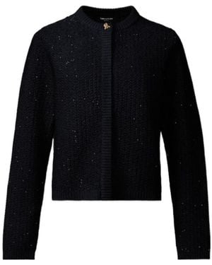 Fabiana Filippi Platinum Sequin Jacket - Black