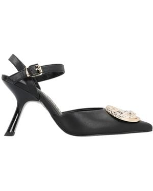 Just Cavalli Embellished Ankle-Strap Sandals - Black