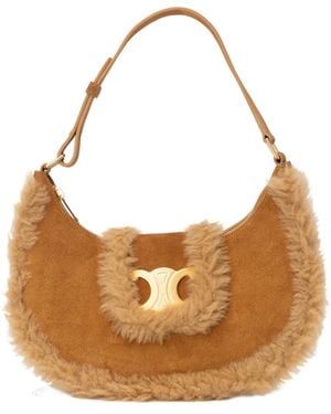 Celine Flip Shoulder Bag - Brown