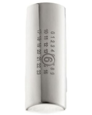 MM6 by Maison Martin Margiela Engraved Ring - Gray