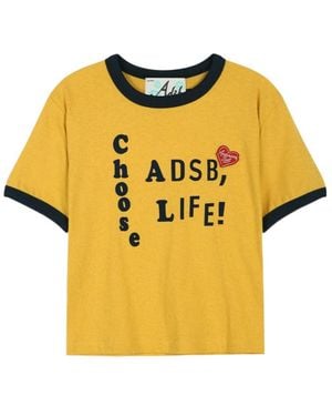ANDERSSON BELL Crew Neck T-Shirt - Yellow