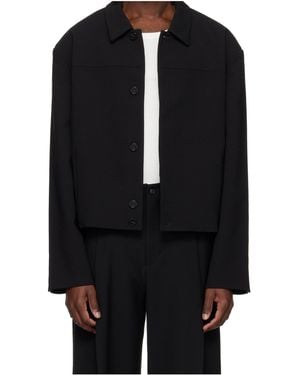 Entire studios Craft Cropped Jacket - Black