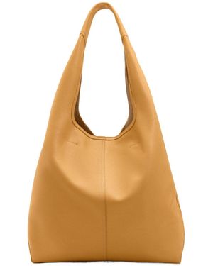 Ami Paris Large Etienne Shoulder Bag - Natural