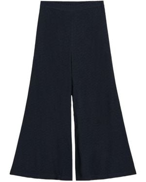 By Malene Birger Lucee Elasticated-Waist Trousers - Blue