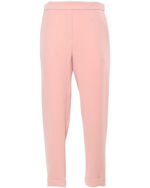 P.A.R.O.S.H. Tapered Elastic-Waist Trousers - Pink