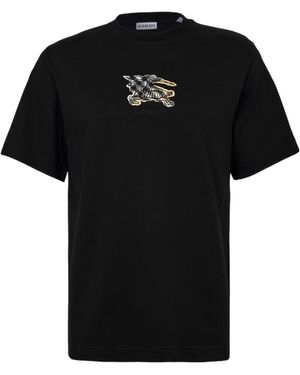 Burberry Regular Fit T-Shirt - Black