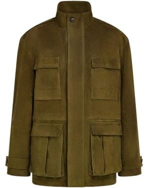 Ferragamo Ferragamo Pocket Detailed Field Jacket - Green