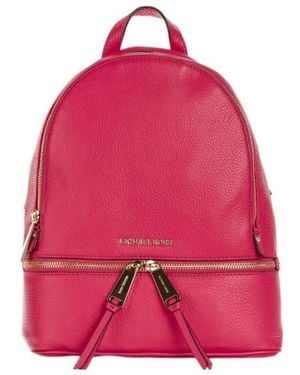 Michael Kors Rhea Zip Series Backpacks - Pink