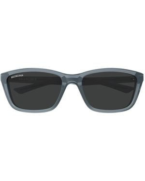 Balenciaga Eyewear Rectangle-Frame Sunglasses - Multicolour