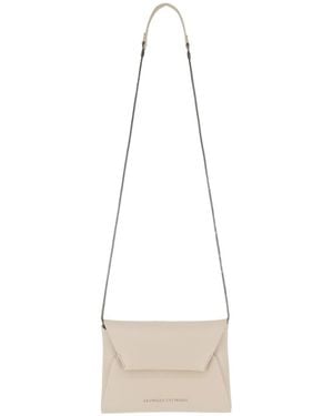 Brunello Cucinelli Bc Duo Pochette - White