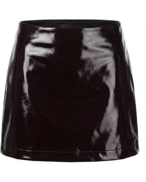 Gucci Ciré Fabric Skirt - Black