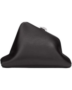クラッチバッグ The Attico Clutch \"Day Off\" Small Day Off metallic leather shoulder bag in metallic - The