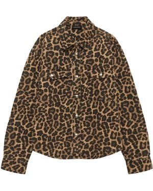Anine Bing Paxton Printed Shirt - Brown