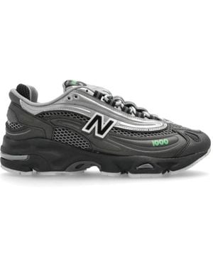 New Balance 1000 Panelled Trainers - Black