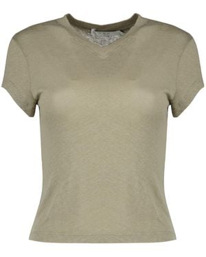 IRO イロシベル VネックTシャツ - Brown
