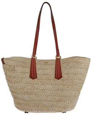 Max Mara Straw Bucket Bag - Multicolor