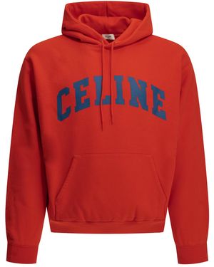 Celine Long-Sleeve Sweatshirt - Red