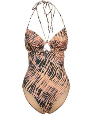 Ulla Johnson Aaliya Printed One Piece Swimsuit - White