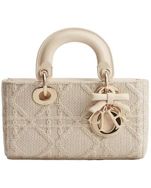 Dior Mini Lady D-Joy Bag - Natural