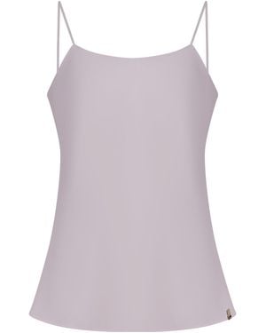Herno Satin Camisole Top - Purple