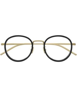 Bottega Veneta Eyewear Oval Frame Glasses - White